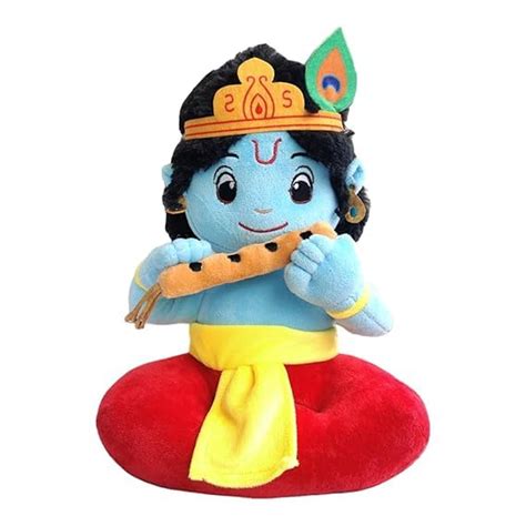 Buy PLUSHIFY Murlidhar Shri Krishna Soft Toy | Soft Lovable Hugable ...