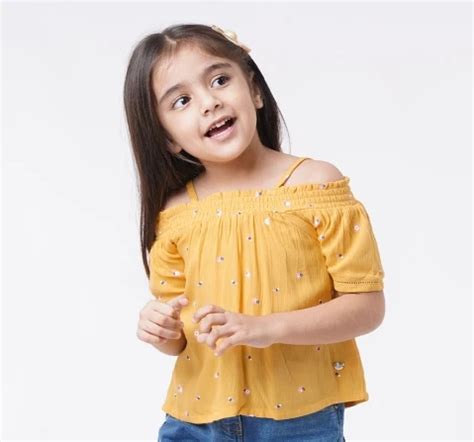 Ed-a-Mamma Sustainable Girls Floral Printed Top