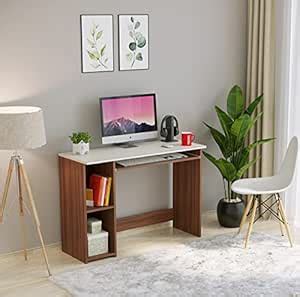 delife Engineered Wood Writing Study Table with Drawer Storage for ...