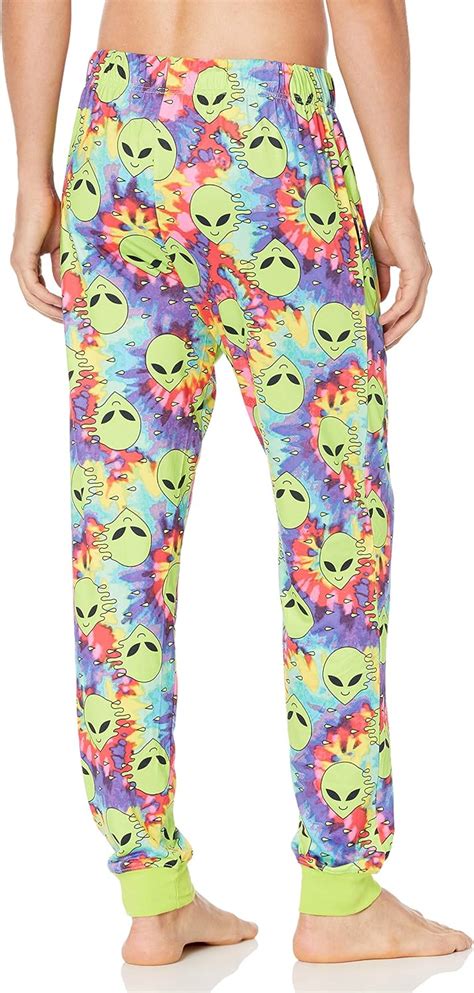 Buy Mad Engine mens Tie Dyed Aliens Jogger Style Sleep Pants Lounge ...