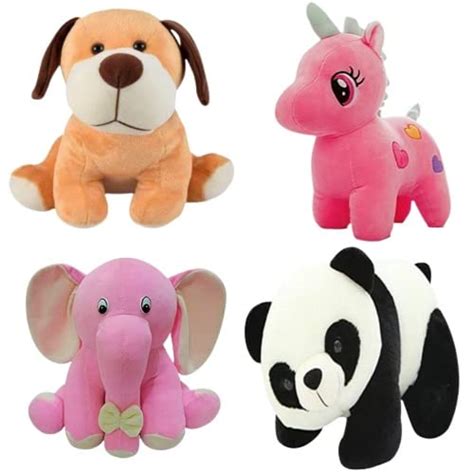 Buy Future Shop Pack of 4 Soft Toy for Cute Kids Baby Boys/GirlsStuffe ...