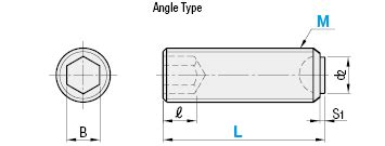 Clamping screws - Angle type | MISUMI | MISUMI India