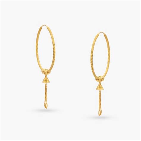 Gold Hoop Earrings – Designs for Men & Women | Tanishq