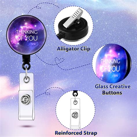 Zonon 9 Pcs Badge Reel Retractable Badge Holder with India | Ubuy