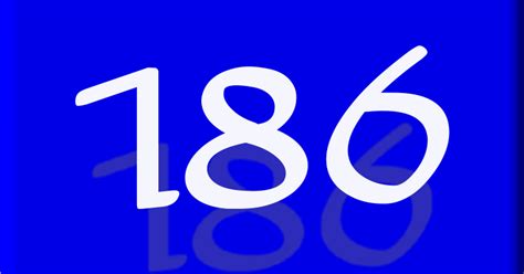 Numbers: Number 186