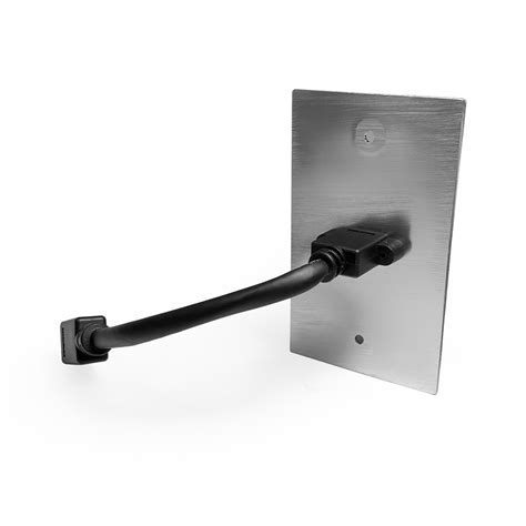 Goo Gone C2G HDMI VGA Audio Wall Pass Through Plate - Silver Aluminum ...