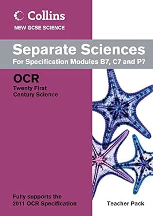 Collins GCSE Science 2011 – Separate Sciences Teacher Pack: OCR 21st ...