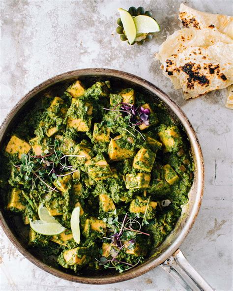Saag Paneer | Indian Spinach and Paneer Curry | Foodess