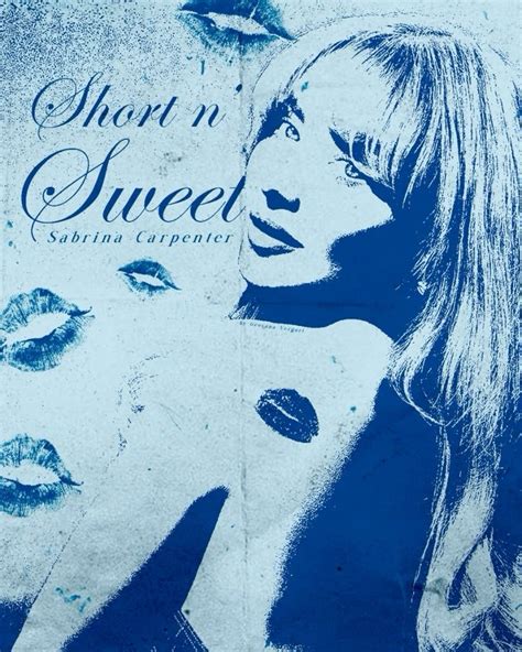 Sabrina Carpenter Short n Sweet aesthetic | Sabrina carpenter, Blues ...