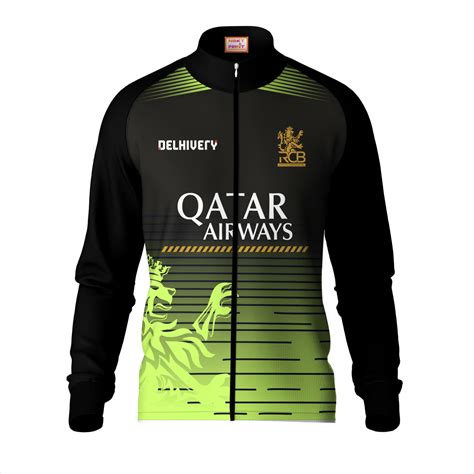 Next Print Customised IPL Royal Challengers Bangalore Printed Jacket.