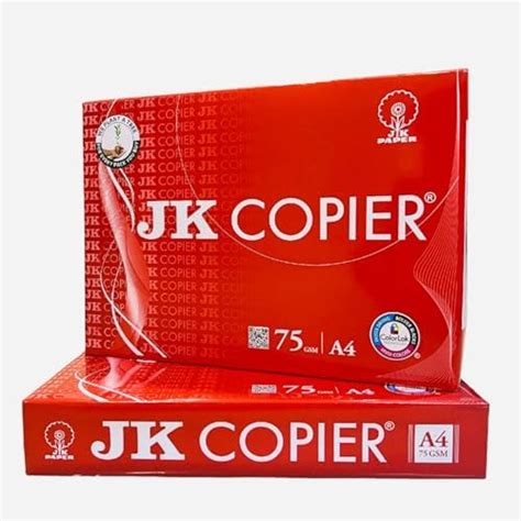 JK Paper Copier and Multipurpose paper, 70 GSM, A4, 500 sheets each, 10 ...