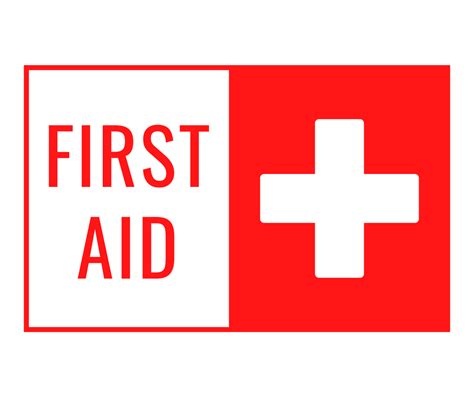 Image result for First Aid Sign Cartoon