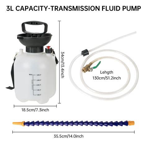Snapklik.com : AIGMISON 3L Transmission Fluid Pump, Transmission Fluid Hand Pump Automotive ...