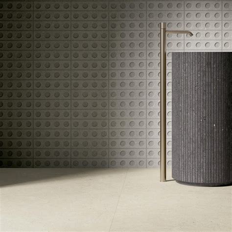 Cream 1000 x 1000 mm Stone effect porcelain tile | Fiandre Solida White ...