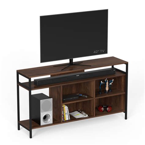 Duskin TV Entertainment Unit Set Top Box Stand/TV Cabinet with Shelves ...