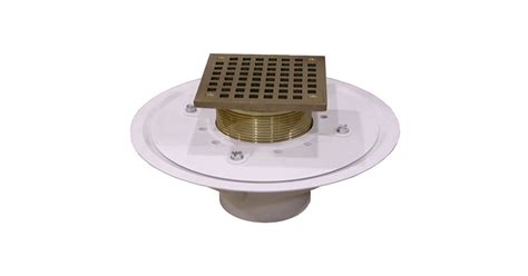 Jones Stephens D50071 4" PVC Square Floor Drain | Ferguson Home