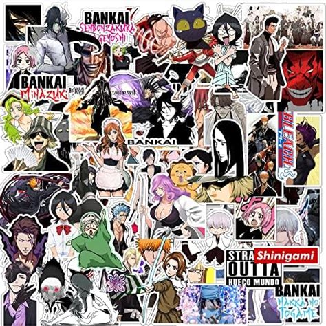 Paper9store Pack of 80+ Anime Stickers for Laptop, Phone Case, Guitar ...