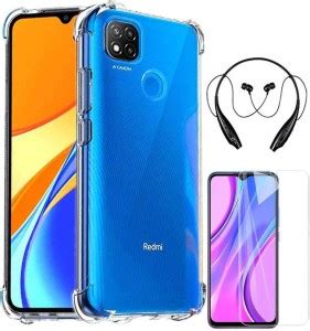 RRTBZ Cover Accessory Combo for Xiaomi Redmi 9 with Bluetooth Neckband ...