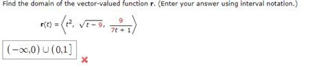 Image result for Vector Valued Function Domain Calculator