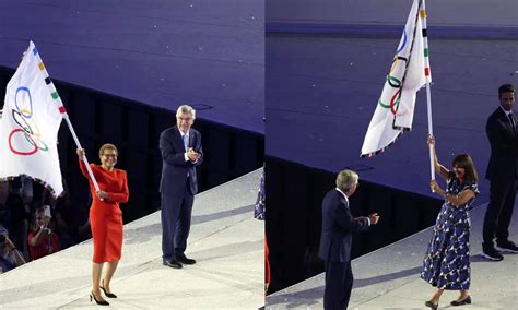 Paris bids adieu with first 'woman-to-woman' transfer of Olympic flag