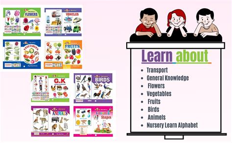 Kids Early Learning Picture Book ( Pack of 12 ) - Children Art ...