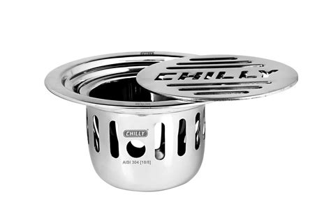 CHILLY Cockroach Trap Round Signature Design Stainless Steel AISI 304 ...