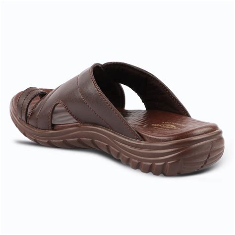 Medifeet Sturdy & Comfortable men's Slippers (Leather Slippers with Ar
