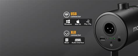 MAONO Dynamic Microphone, USB/XLR Podcast PC Microphone with Software ...