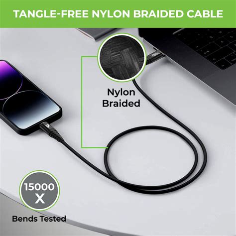 Zoom PD 60 USB-C to USB-C Power Delivery 3.1 Cable UL1162BLK-0150 ...