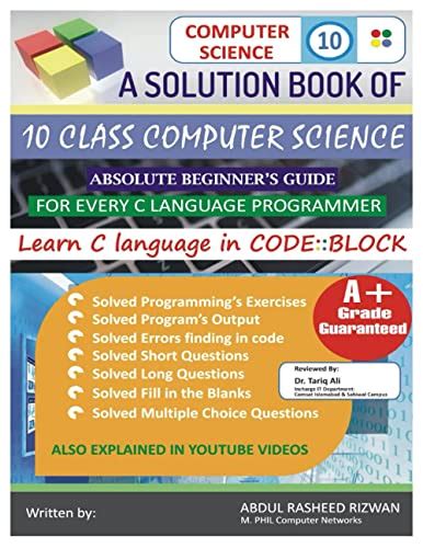 A Solution Book of 10th Class Computer Science eBook : Rizwan, Abdul ...