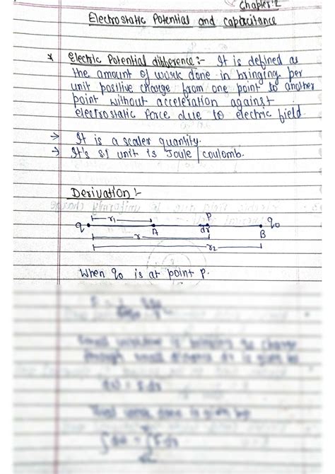 Image result for Electric Potential Class 12 Notes