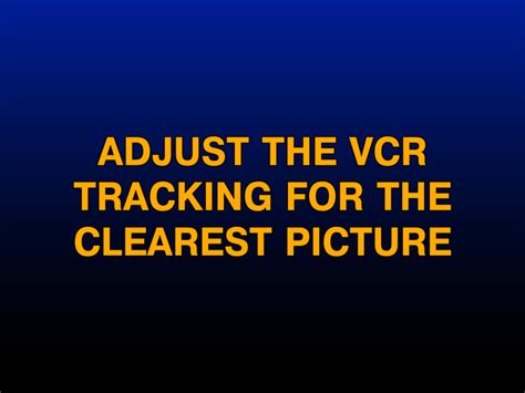 Image result for VHS Tracking Error