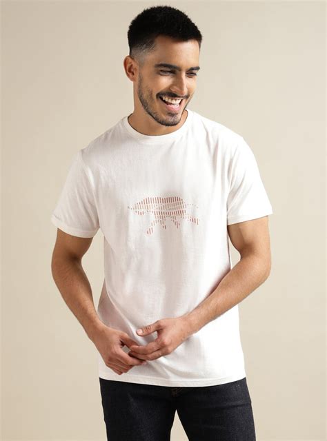 Buy Offwhite Crew | Casual Offwhite Solid Polos & Tees for Men Online ...