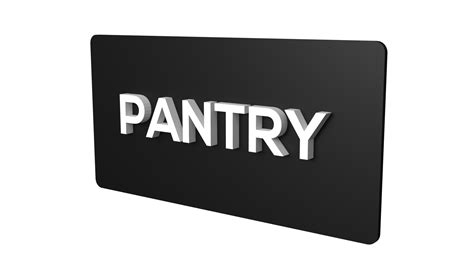 Pantry sign board | Pantry Signage