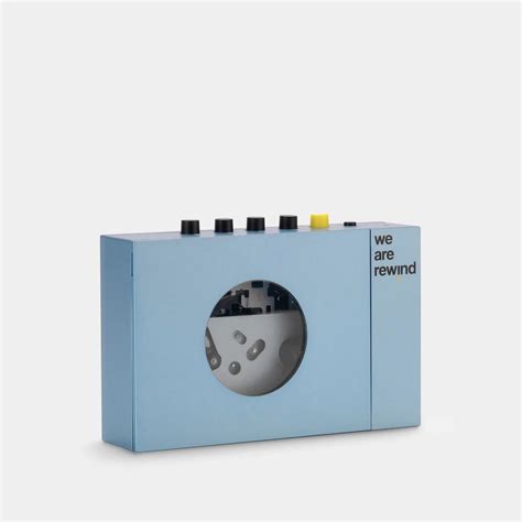WE ARE REWIND KURT (BLUE) PORTABLE CASSETTE PLAYER – Rewind Analog