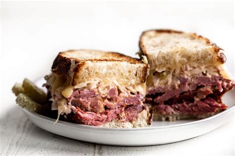 Corned Beef Reuben Sandwich - Cooking with Cocktail Rings