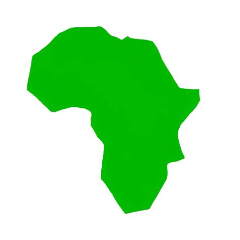 Free verde África mapa 23205080 PNG with Transparent Background