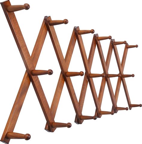 Amazon.com: SKOLOO Accordion Wall Hanger, Modern Expandable Coat Rack ...