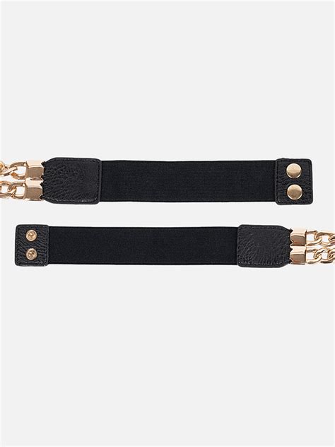 Dual Chain Elasticated Belt – KAZO