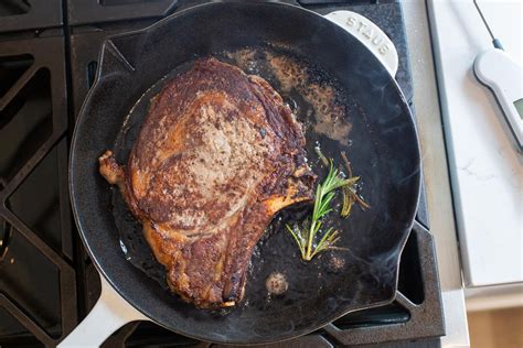 Perfect Cast Iron Ribeye - Momsdish