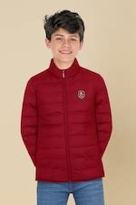 Buy Boys Red Solid Regular Fit Jacket Online - 39680813 | Allen Solly