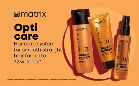 Matrix Opti Care Smooth Straight Professional Shampoo for Ultra Smooth ...