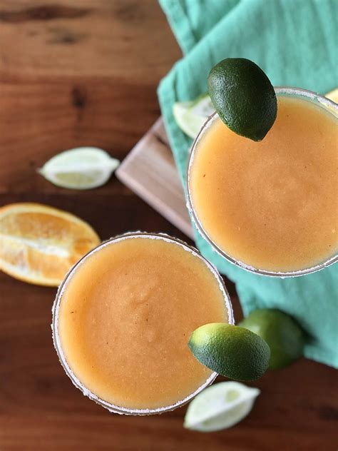 Frozen Peach Margaritas - Paleo Gluten-Free Guy