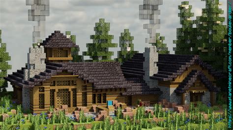 Image result for Rustic Minecraft House Tutorial