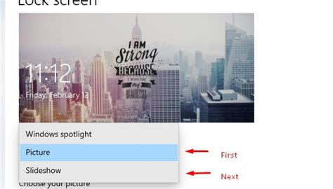 Image result for How to Set Up Lock Screen Slideshow