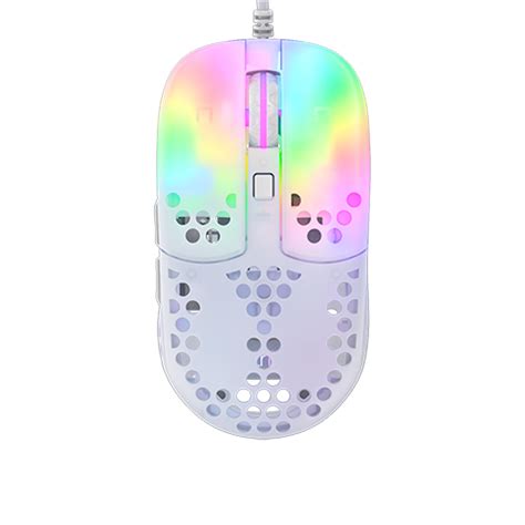 Xtrfy MZ1-ZY’S Rail White RGB Wired Gaming Mouse - tpstech.in