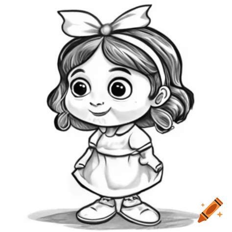 Anina character in spanish-french cartoon style on Craiyon