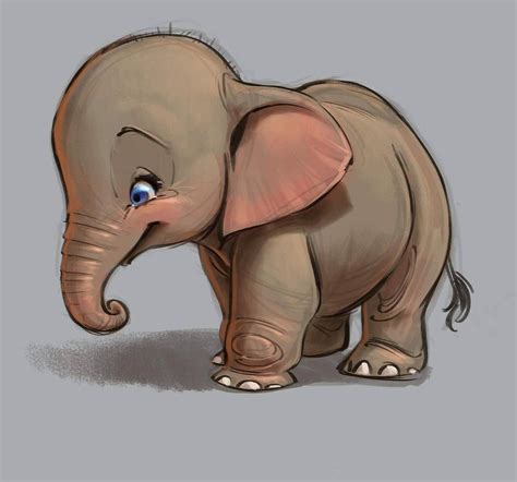 elephant drawing drawing
