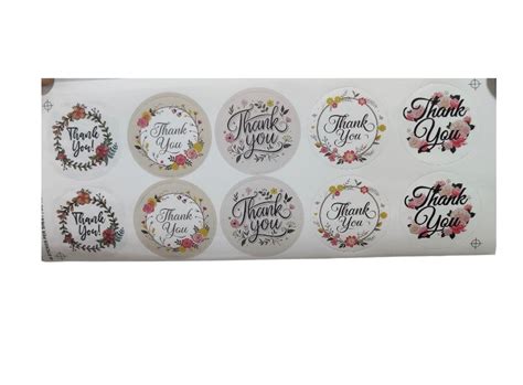 Thank you (10 sticker in 1 sheet) – Bakeworld Retails Pvt Ltd