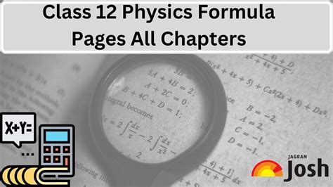 Image result for Physics Class 12 All Formulas